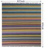 Multicolor Wool Abstract    Dhurries (1 Pc)