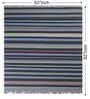 Multicolor Wool Abstract    Dhurries (1 Pc)