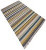 Multicolor Wool Abstract    Dhurries (1 Pc)