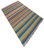 Multicolor Wool Abstract    Dhurries (1 Pc)