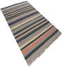 Multicolor Wool Abstract    Dhurries (1 Pc)