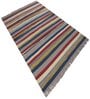 Multicolor Wool Abstract    Dhurries (1 Pc)