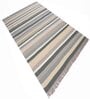 Multicolor Wool Abstract    Dhurries (1 Pc)