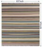 Multicolor Wool Abstract    Dhurries (1 Pc)