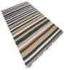 Multicolor Wool Abstract    Dhurries (1 Pc)
