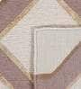 Beige  Wool & Viscose Abstract 6 x 9 Feet Hand Knotted Carpet