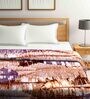 Multicolor Abstract Wool 1000 GSM Double Bed Blanket