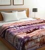 Multicolor Abstract Wool 1000 GSM Double Bed Blanket