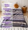 Multicolor Wool Abstract 350 Gsm Soft Single Bed Blanket