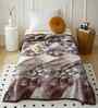 Multicolor Wool Abstract 350 Gsm Soft Single Bed Blanket