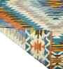 Multicolor Wool Abstract 72 x 48 Inches Hand Woven Dhurrie