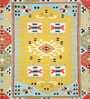 Multicolor Wool Abstract 72 x 48 Inches Hand Woven Dhurrie