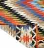 Multicolor Wool Abstract 72 x 48 Inches Hand Woven Dhurrie