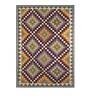 Multicolor Wool Abstract 72 x 48 Inches Hand Woven Dhurrie