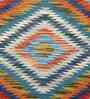 Multicolor Wool Abstract 72 x 48 Inches Hand Woven Dhurrie