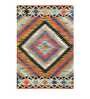 Multicolor Wool Abstract 72 x 48 Inches Hand Woven Dhurrie