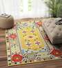 Multicolor Wool Abstract 72 x 48 Inches Hand Woven Dhurrie