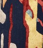 Multicolor Abstract Wool And Viscose 8 ft x 10 ft Hand Tufted Carpet