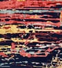 Multicolor Abstract Wool And Viscose 8 ft x 10 ft Hand Tufted Carpet