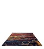 Multicolor Abstract Wool And Viscose 8 ft x 10 ft Hand Tufted Carpet