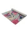 Buy Multicolor Wool and Viscose Abstract 5 x 7 Feet Hand Tufted Carpet