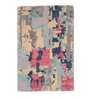Buy Multicolor Wool and Viscose Abstract 4 x 6 Feet Hand Tufted Carpet