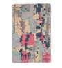 Buy Multicolor Wool and Viscose Abstract 5 x 7 Feet Hand Tufted Carpet
