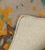 Buy Multicolor Wool and Viscose Abstract 6 x 8 Feet Hand Tufted Carpet