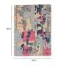 Buy Multicolor Wool and Viscose Abstract 5 x 7 Feet Hand Tufted Carpet