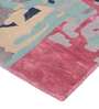 Buy Multicolor Wool and Viscose Abstract 4 x 6 Feet Hand Tufted Carpet