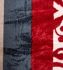 Red Wool Floral 350 GSM Premium Double bed blanket