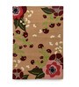 Buy Multicolor Wool Floral 4 ft x 6 ft Hand Tufted Carpet Carpet