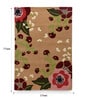 Buy Multicolor Wool Floral 5 ft x 7 ft Hand Tufted Carpet Carpet