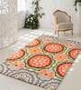Buy Multicolor Wool Floral 5 x 7 Feet Hand Tufted Carpet