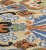 Buy Multicolor Wool Abstract 5 x 7 Feet Hand Tufted Carpet