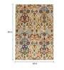 Buy Multicolor Wool Abstract 5 x 7 Feet Hand Tufted Carpet