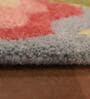 Multicolor Floral Wool 5 ft x 7 ft Hand Tufted Carpet