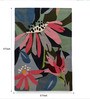 Buy Multicolor Wool Floral 6 ft x 9 ft Hand Tufted Carpet Carpet