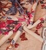 Multicolor Wool Floral 800 GSM Double Bed Blanket