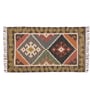 Multicolor Wool & Jute Traditional 108 x 72 Inches Hand Woven Dhurries
