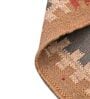 Multicolor Wool & Jute Traditional 108 x 72 Inches Hand Woven Dhurries