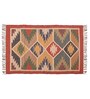 Multicolor Wool & Jute Abstract 108 x 72 Inches Hand Woven Dhurries