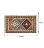 Multicolor Wool & Jute Traditional 108 x 72 Inches Hand Woven Dhurries