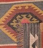 Multicolor Wool & Jute Traditional 108 x 72 Inches Hand Woven Dhurries