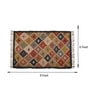 Multicolor Wool & Jute Abstract 108 x 72 Inches Hand Woven Dhurries