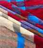 Multicolor Wool Geometric 210 GSM Double Bed woolen blanket