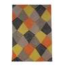 Buy Multicolor Geometric Wool 4 ft x 6 ft Hand Tufted Carpet