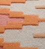 Buy Multicolor Abstract Wool 4 ft x 6 ft Hand Tufted Carpet