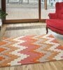 Buy Multicolor Wool Geometric 5 x 7 Feet Hand Tufted Carpet
