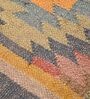 Multicolor Wool & Jute Abstract 60 x 36 Inches Hand Woven Dhurries